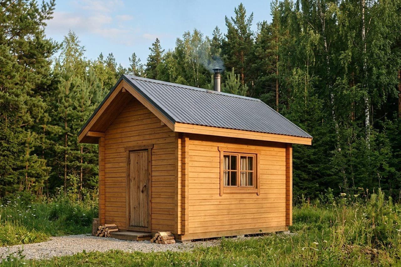 Баня из бруса 2×3 — строительство под ключ в Новосибирске